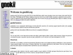 Sites similar to gnokii.org