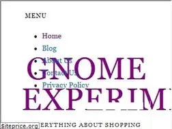 Sites similar to gnomeexperiment.com