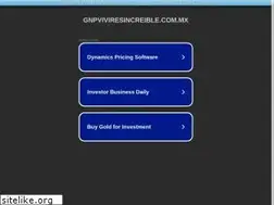 Sites similar to gnpviviresincreible.com.mx