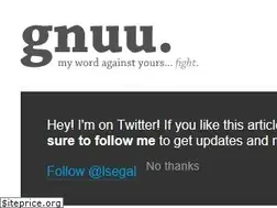 Sites similar to gnuu.org