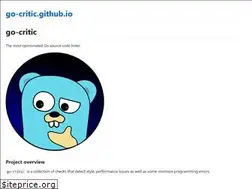 Sites similar to go-critic.github.io