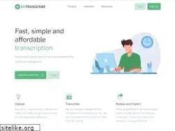 Sites similar to go-transcribe.com