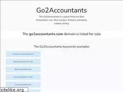 Sites similar to go2accountants.com