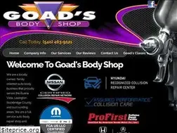 Sites similar to goadsbodyshop.com