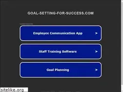 Sites similar to goal-setting-for-success.com