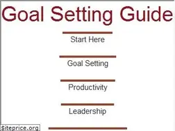 Sites similar to goal-setting-guide.com