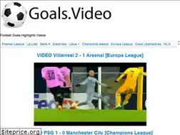 Sites similar to goals.video