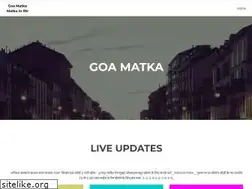 Sites similar to goamatka.in