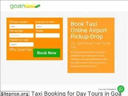 Sites similar to goantaxi.com