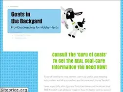 Sites similar to goats-in-the-backyard.com