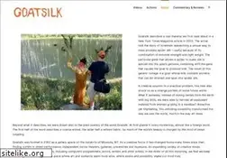Sites similar to goatsilk.com