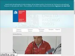 Sites similar to gobernacionparinacota.gov.cl
