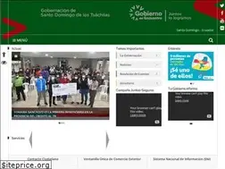 Sites similar to gobernacionsdtsachilas.gob.ec