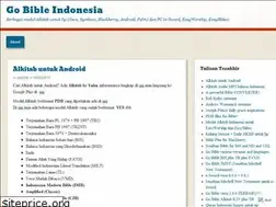 Sites similar to gobible.wordpress.com