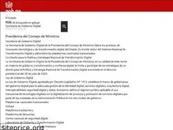 Sites similar to gobiernodigital.gob.pe