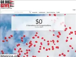 Sites similar to gobiggive.org