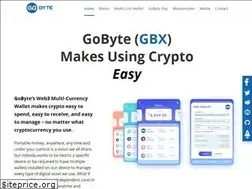 Sites similar to gobyte.network