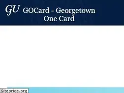 Sites similar to gocard.georgetown.edu