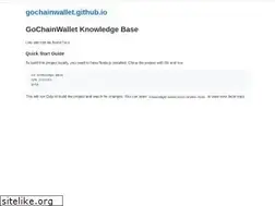 Sites similar to gochainwallet.github.io