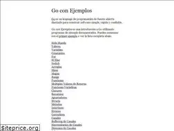 Sites similar to goconejemplos.com