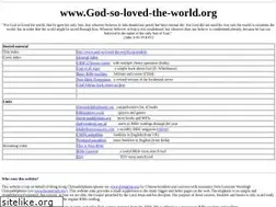 Sites similar to god-so-loved-the-world.org
