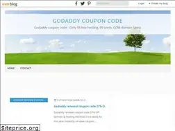 Sites similar to godaddycoupon.over-blog.com