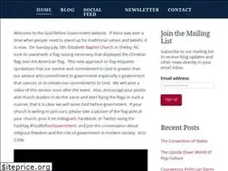 Sites similar to godbeforegovernment.org