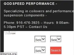 Sites similar to godspeedperformance.com