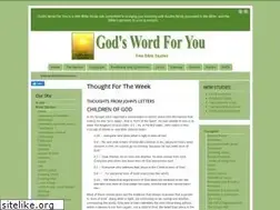 Sites similar to godswordforyou.com