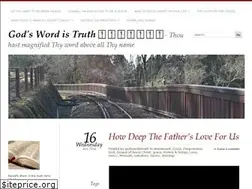 Sites similar to godwordistruth.wordpress.com
