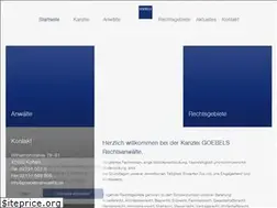 Sites similar to goebels-anwaelte.de