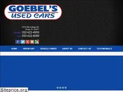 Sites similar to goebelsusedcars.com