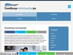 Sites similar to goedkoop-treinkaartje.be