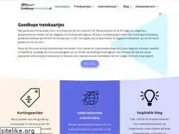 Sites similar to goedkoop-treinkaartje.nl