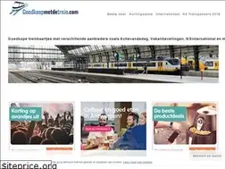 Sites similar to goedkoopmetdetrein.com