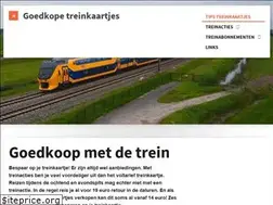 Sites similar to goedkoopmetdetrein.nl