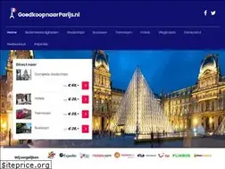Sites similar to goedkoopnaarparijs.nl