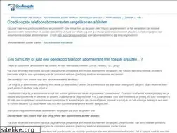 Sites similar to goedkoopste-telefoonabonnementen.nl