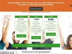 Sites similar to goedkoopstebankrekening.nl