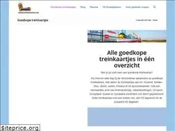 Sites similar to goedkooptreinkaartje.com