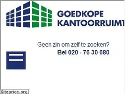 Sites similar to goedkopekantoorruimte.nl