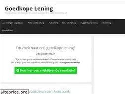 Sites similar to goedkopelening.be