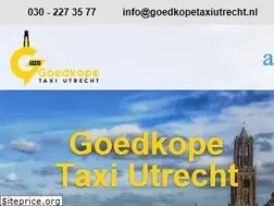Sites similar to goedkopetaxiutrecht.nl