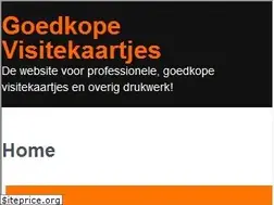 Sites similar to goedkopevisitekaartjes.nl