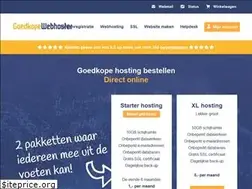 Sites similar to goedkopewebhoster.nl