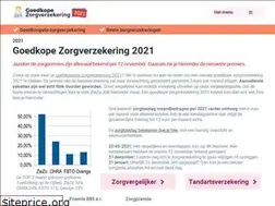 Sites similar to goedkopezorgverzekering2021.nl