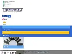 Sites similar to goedmetaal.nl