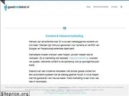 Sites similar to goedmettekst.nl