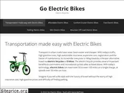 Sites similar to goelectricbikes.com