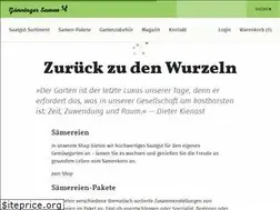 Sites similar to goenningersamen.de